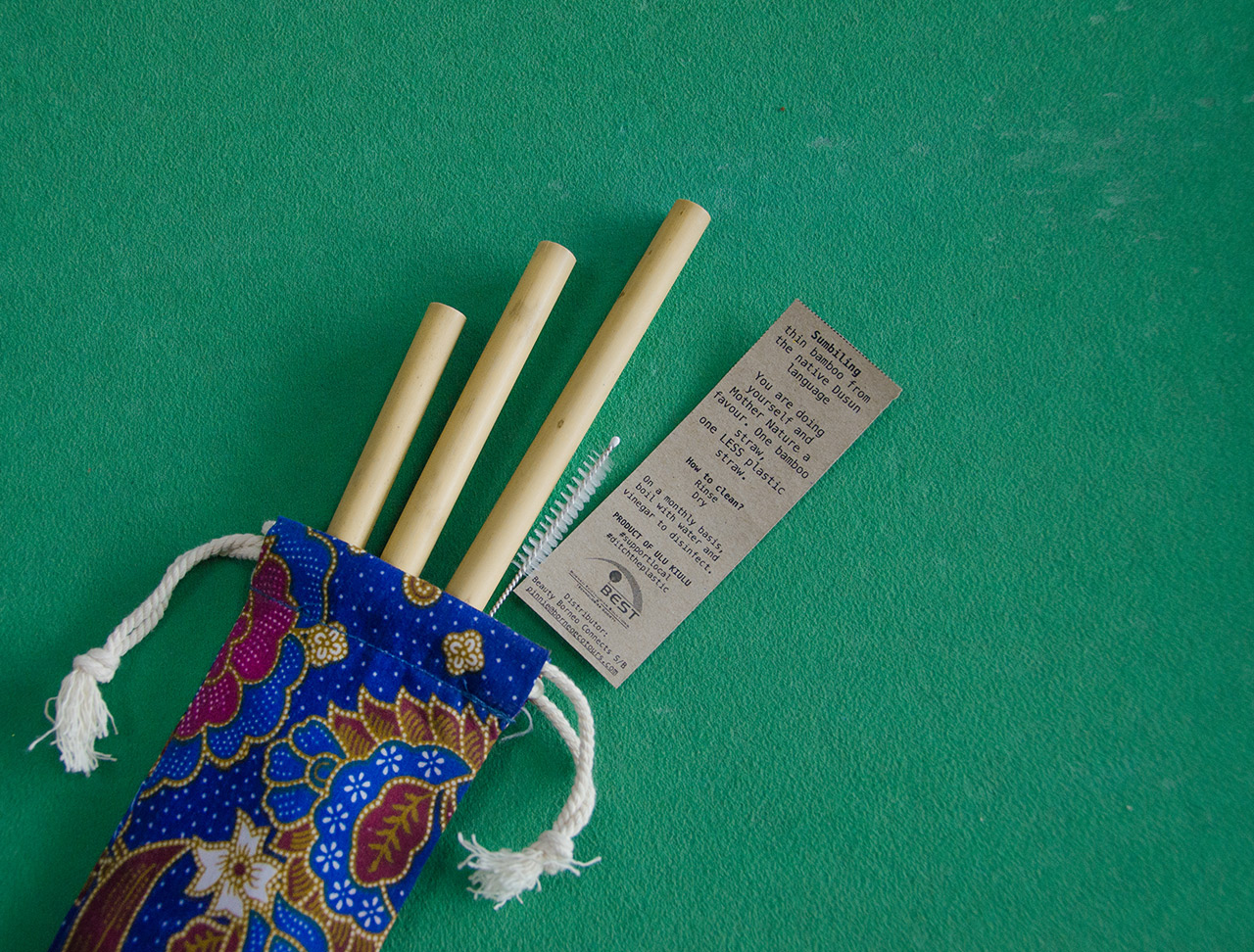 Bamboo Straw Set