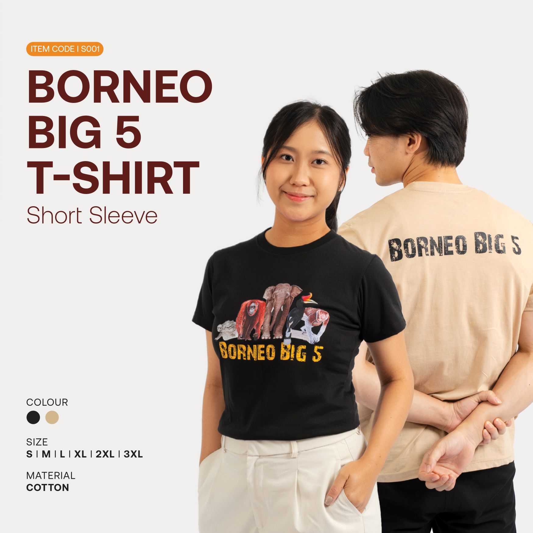 Borneo Big 5 T-Shirt